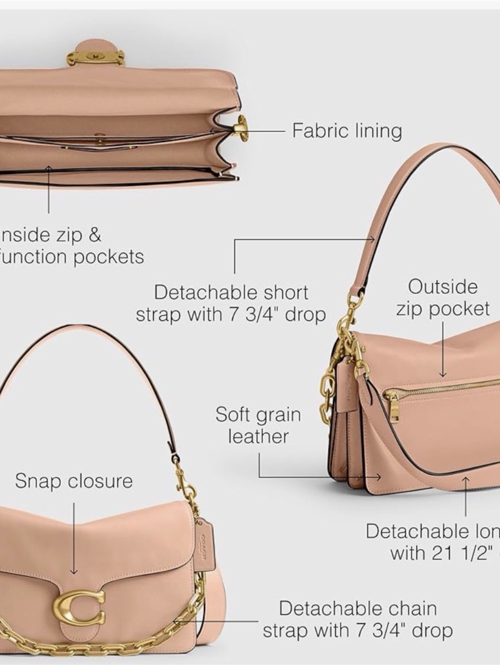 Coach Tabby Chain bag - Picture 13 of 16